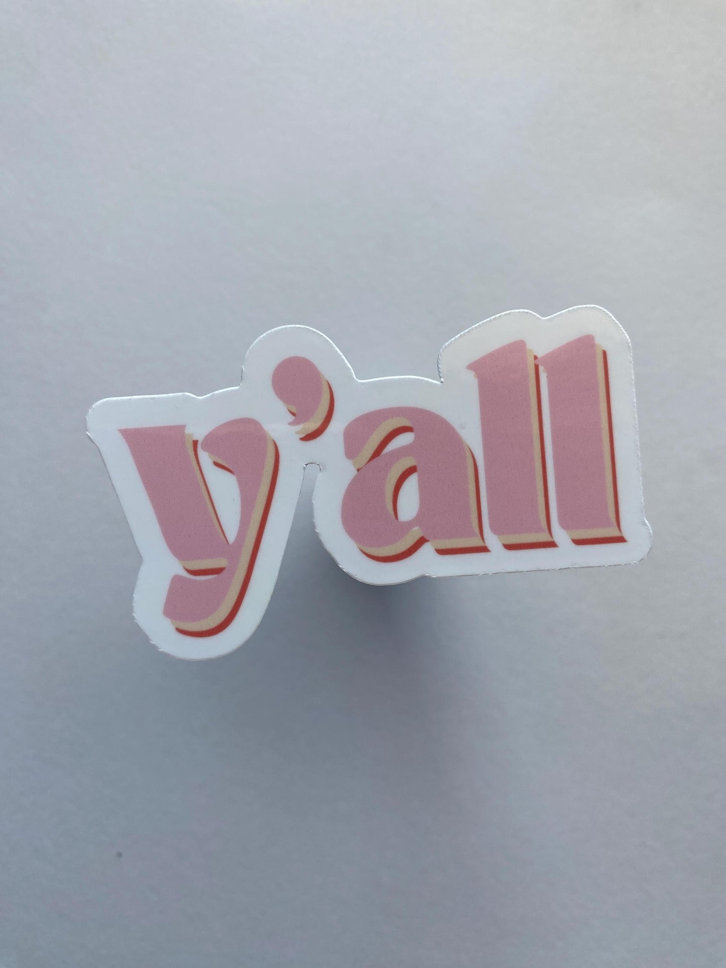 Y'all Sticker