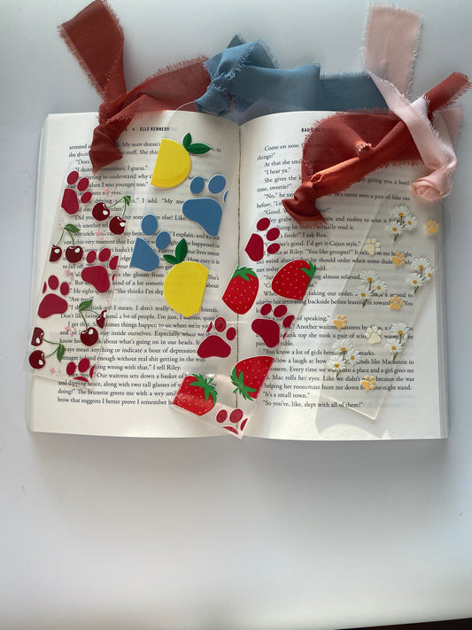 Dog Themed Acrylic Bookmarks