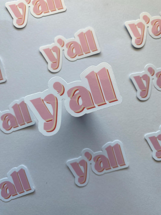 Y'all Sticker