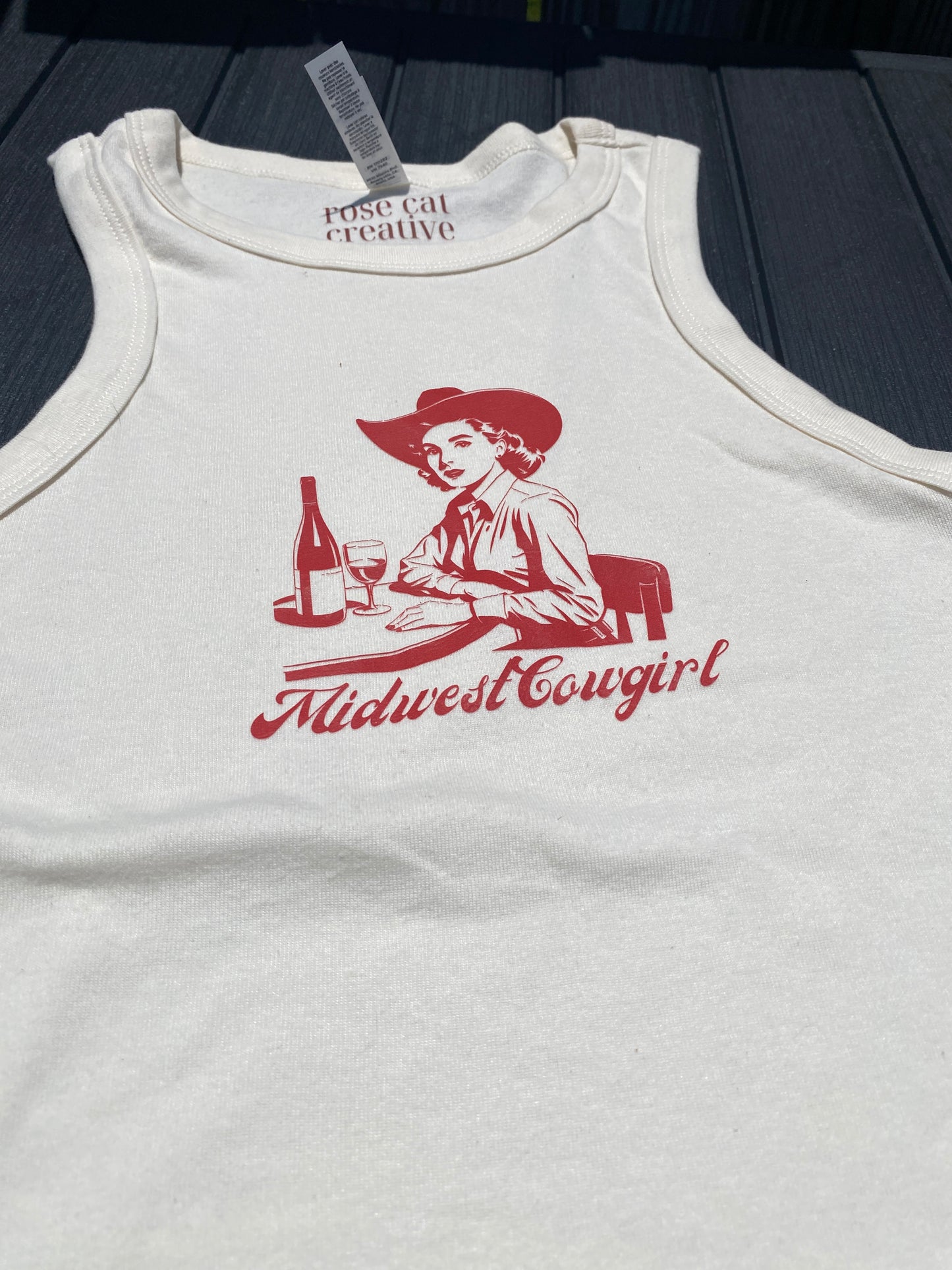 Midwest Cowgirl Racerback Tank