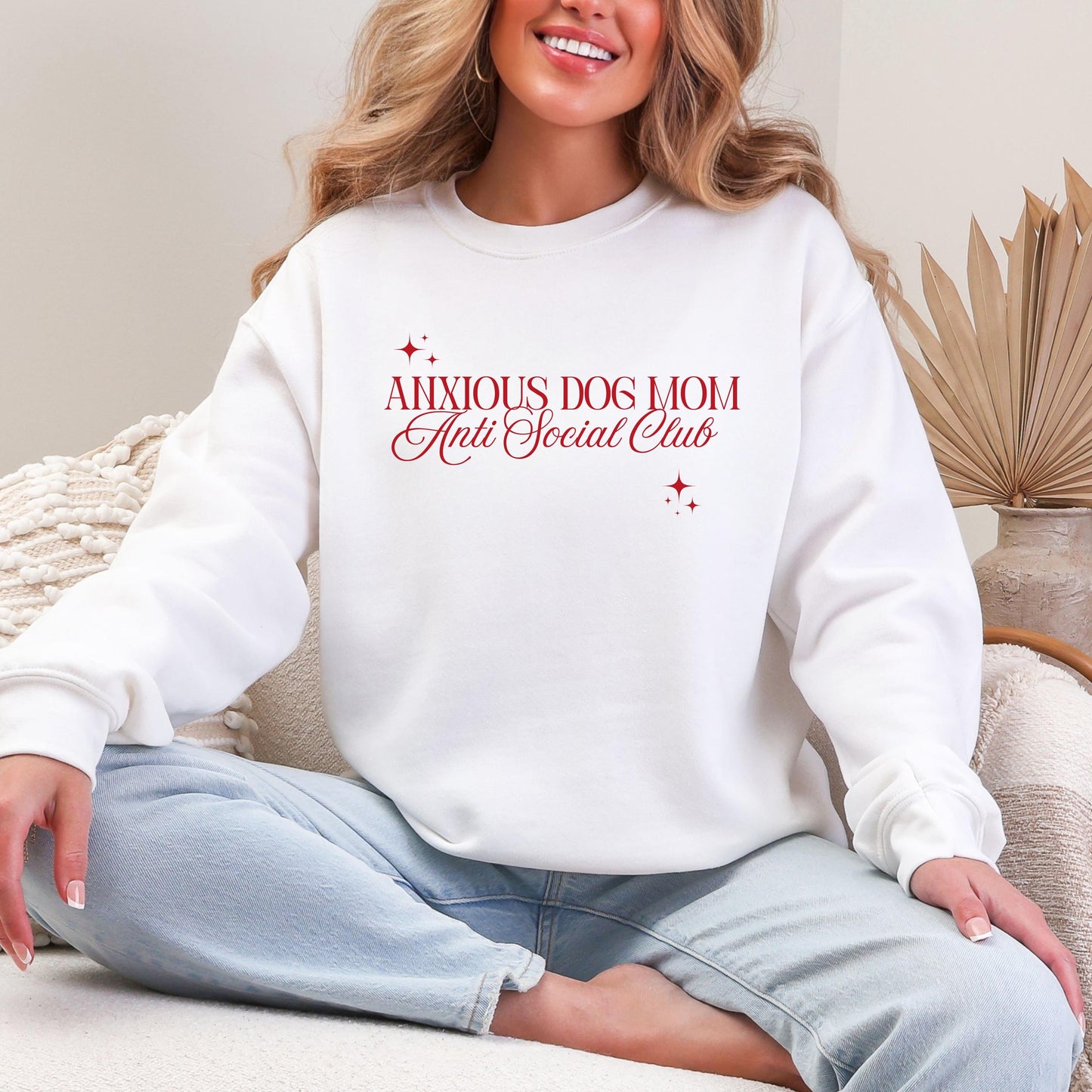 Anxious Dog Mom Anti Social Club Sweatshirt