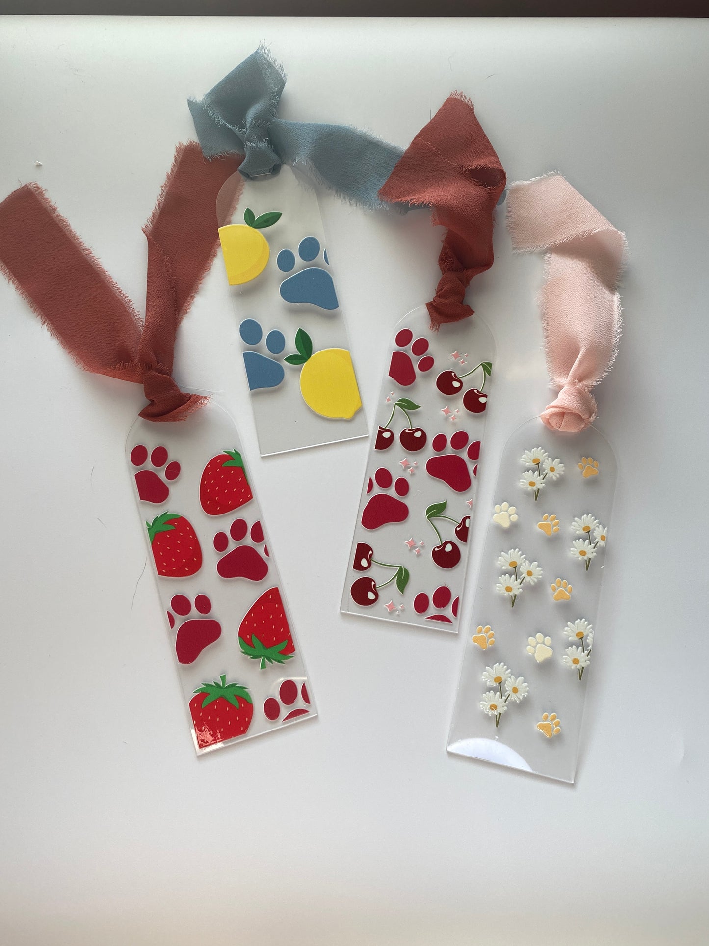 Dog Themed Acrylic Bookmarks
