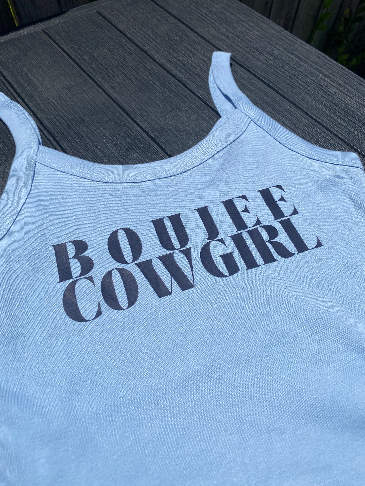 Boujee Cowgirl Cropped Tank Top