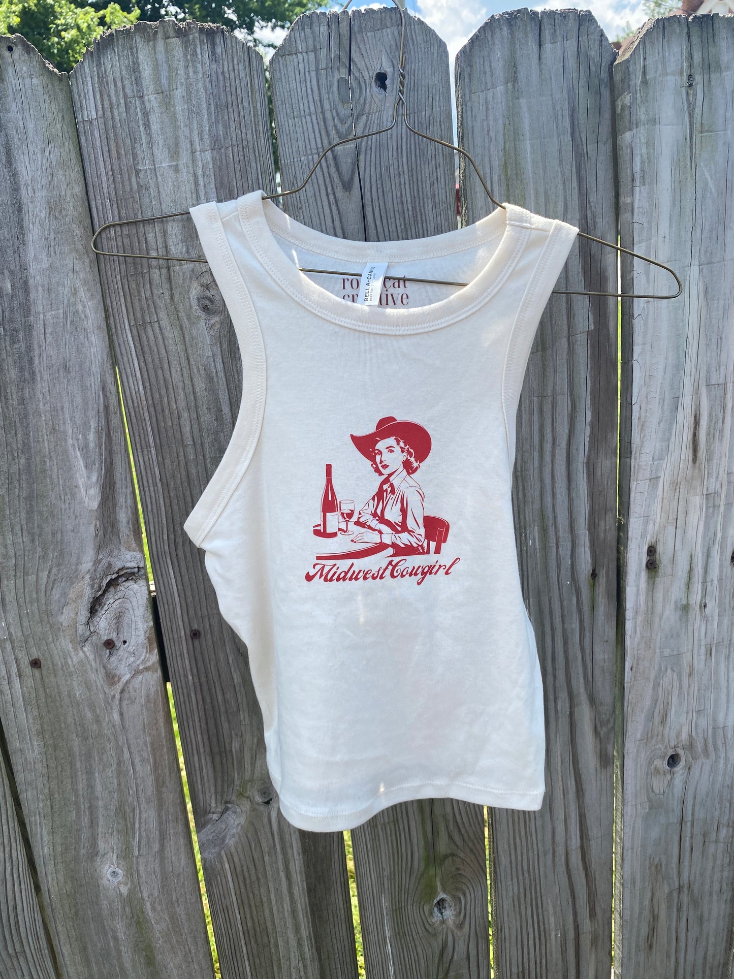 Midwest Cowgirl Racerback Tank