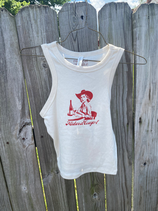Midwest Cowgirl Racerback Tank