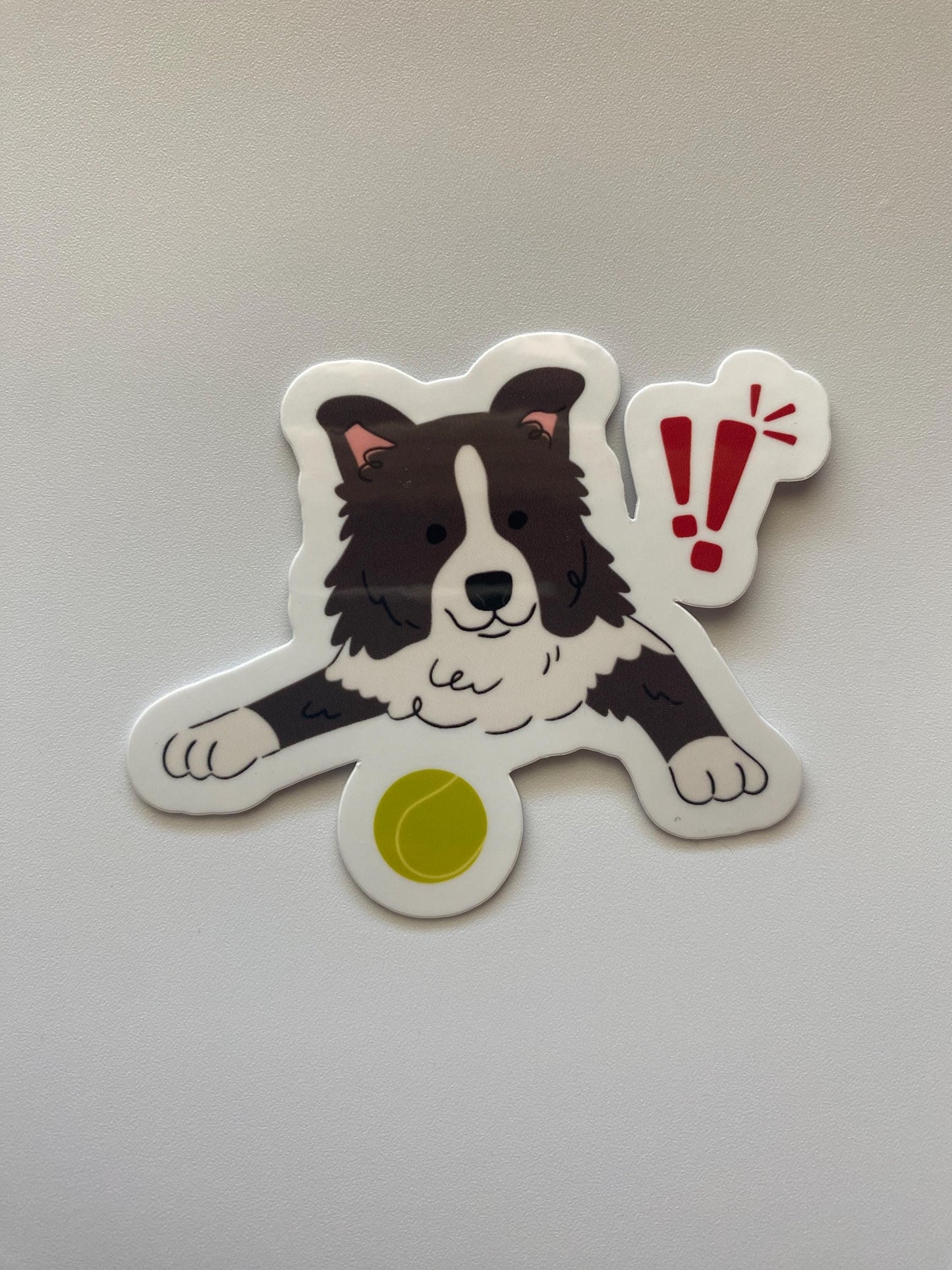 Ball Loving Border Collie Sticker