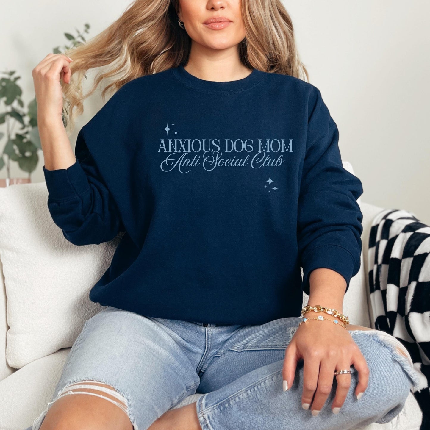 Anxious Dog Mom Anti Social Club Sweatshirt