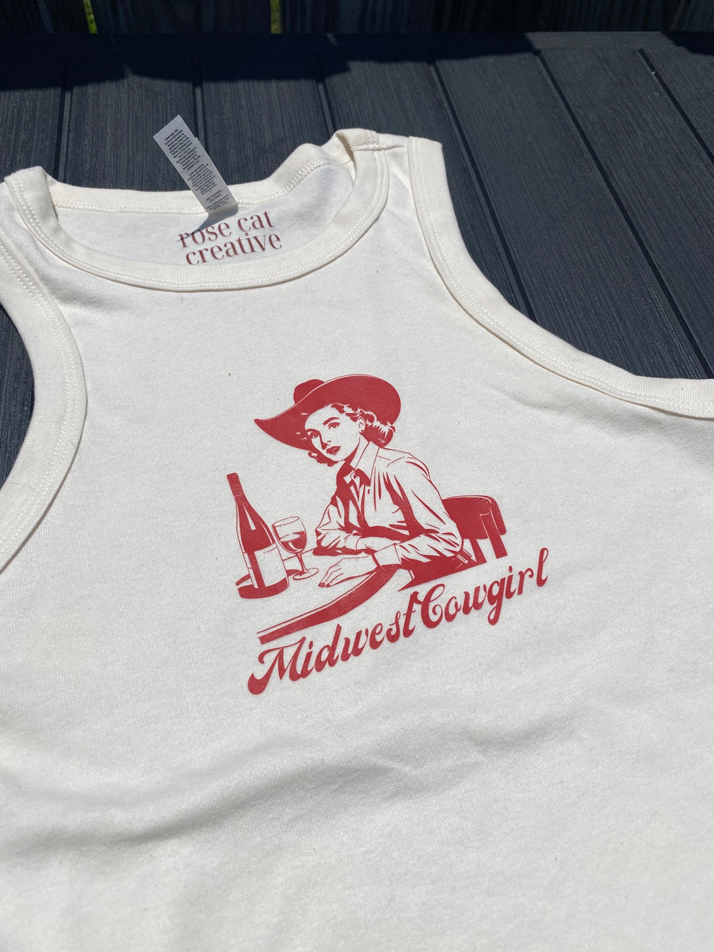 Midwest Cowgirl Racerback Tank