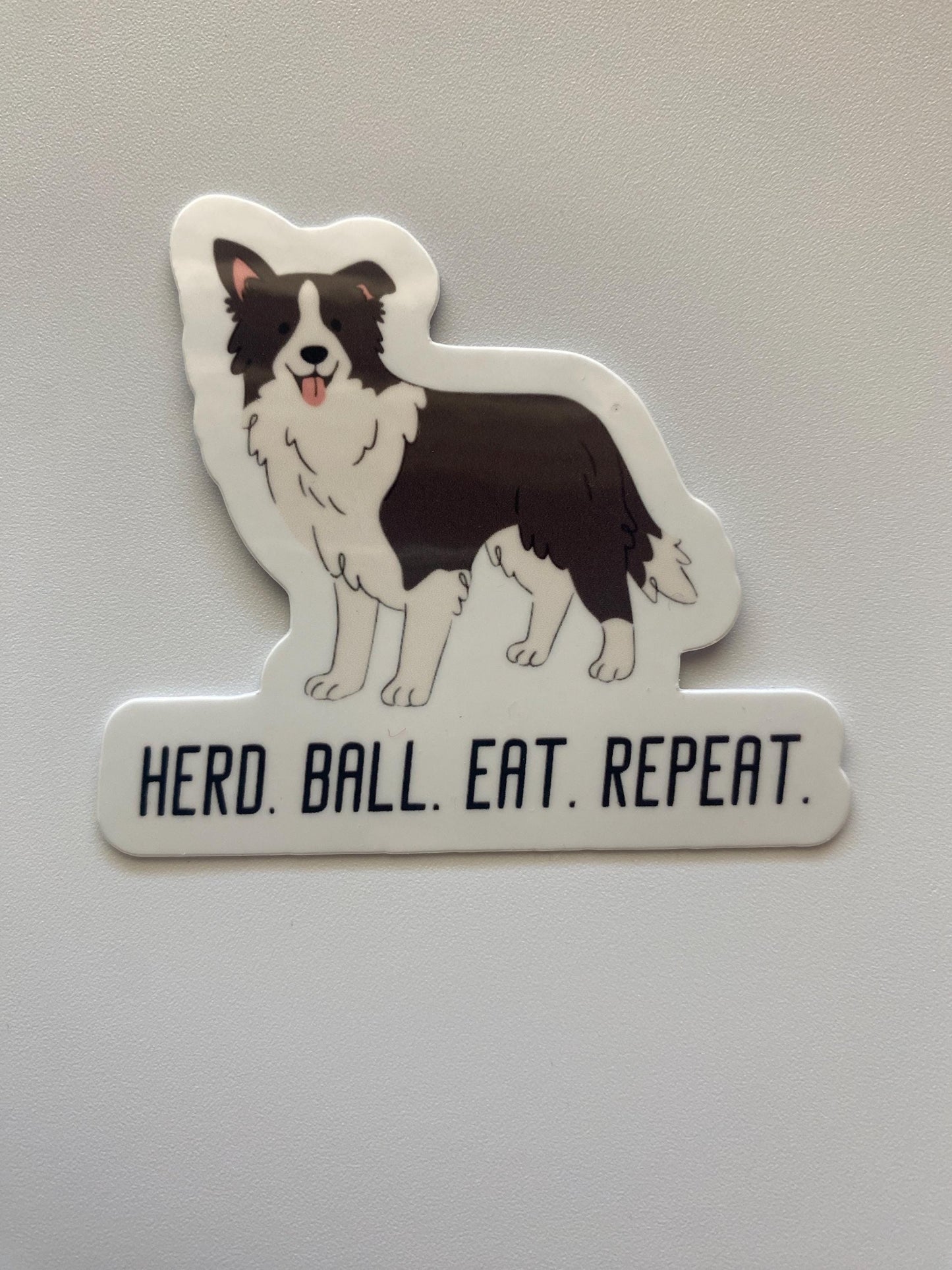 Herd Eat Ball Repeat Dog Sticker