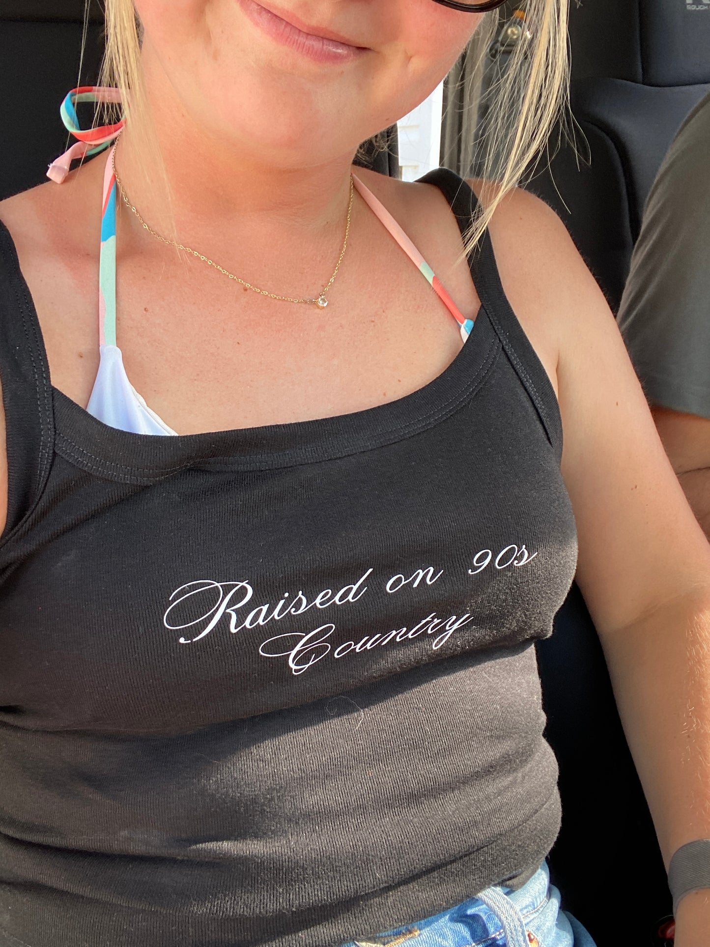 Raised on 90s Country Cropped Tank