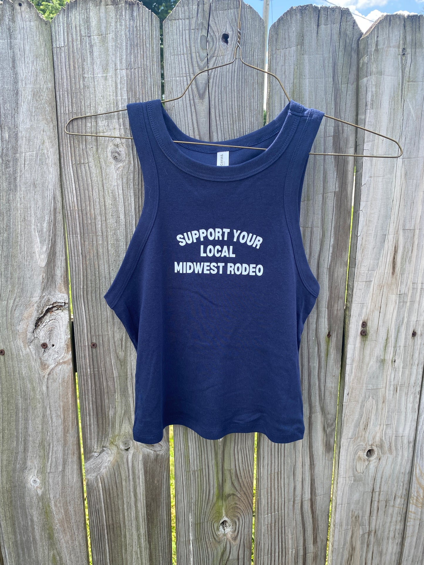 Support Your Local Midwest Rodeo Racerback Tank