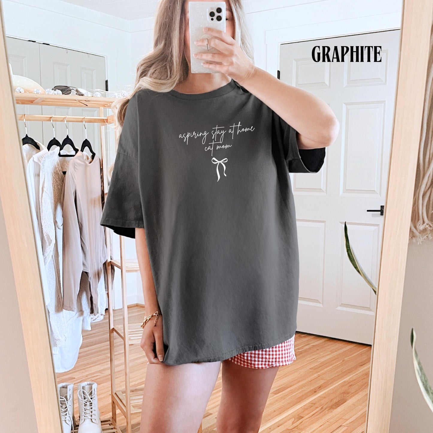 Aspiring Stay at Home Cat Mom Shirt