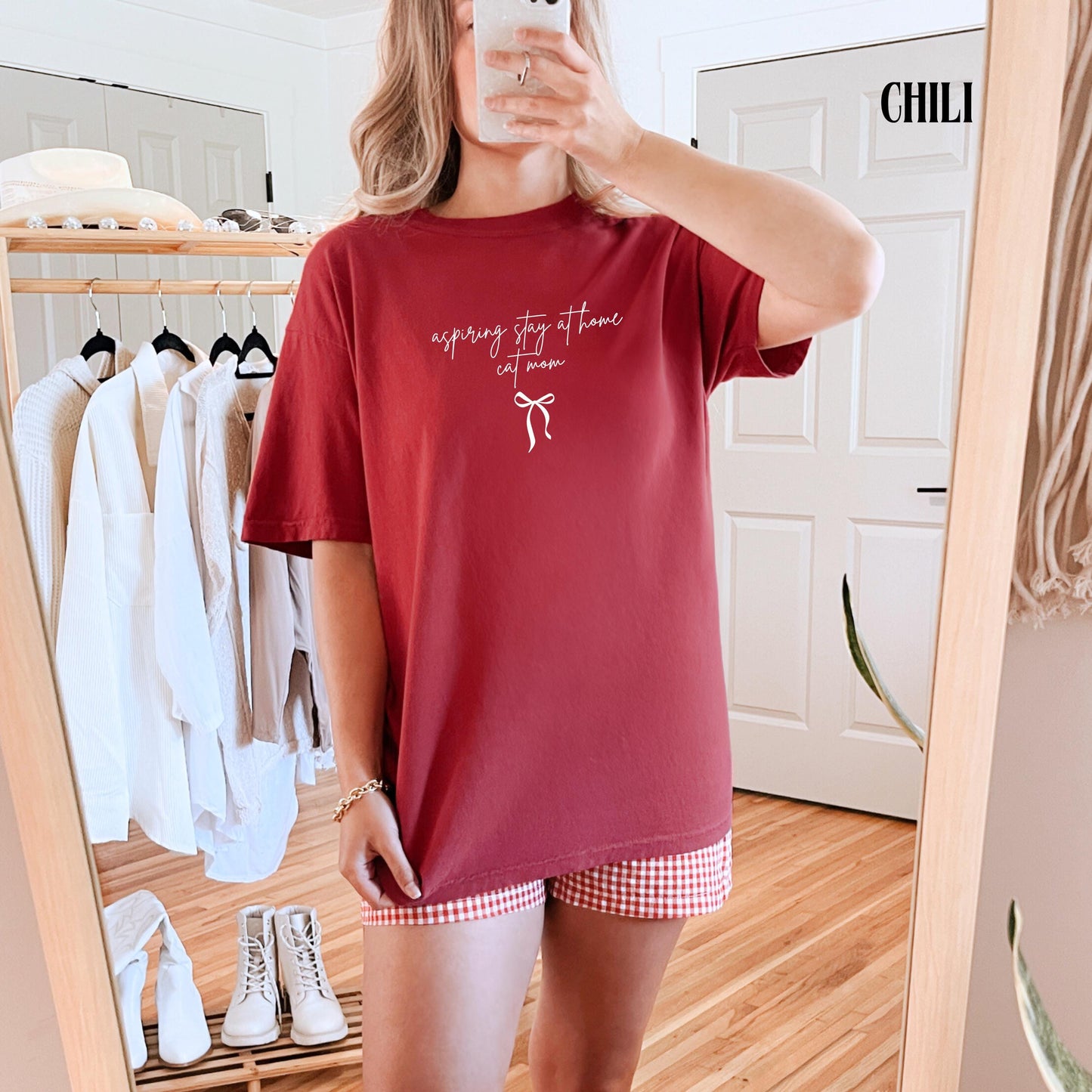 Aspiring Stay at Home Cat Mom Shirt