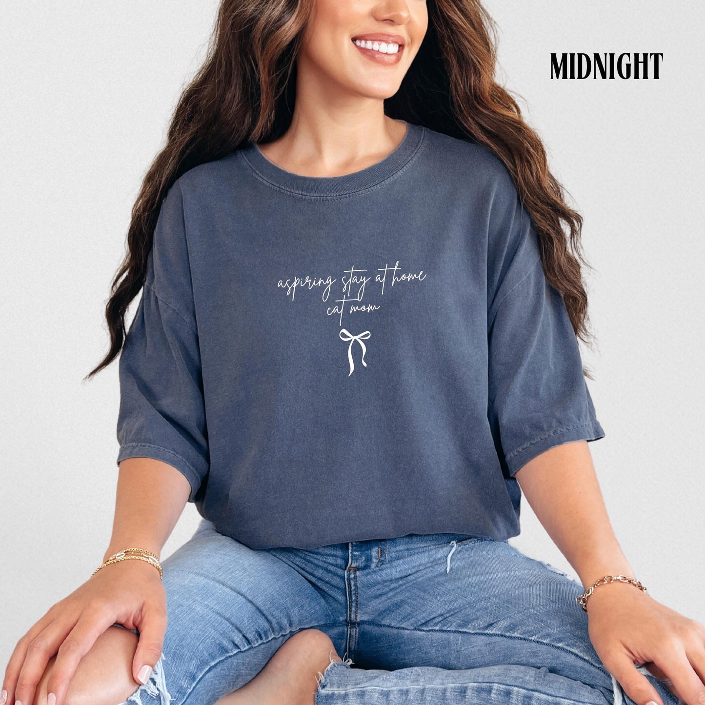 Aspiring Stay at Home Cat Mom Shirt