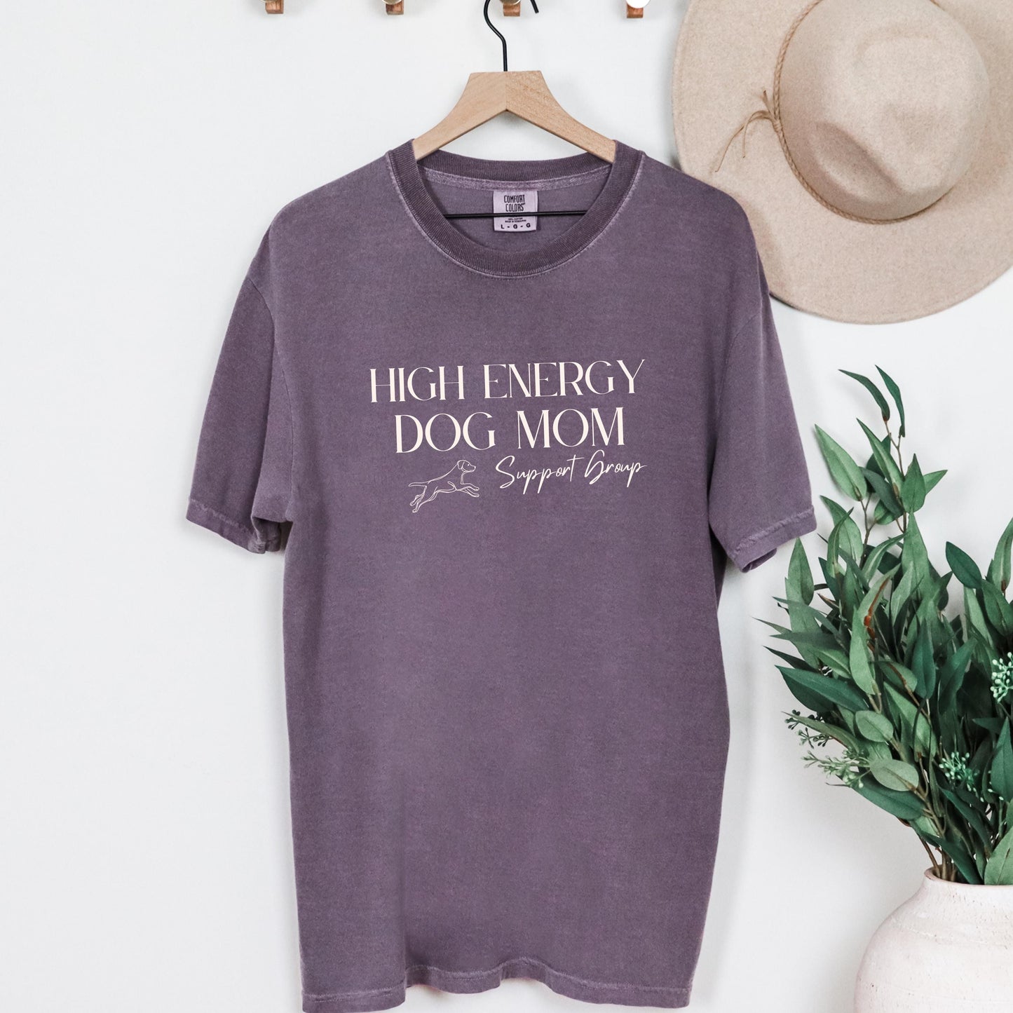 High Energy Dog Mom Support Group T-Shirt