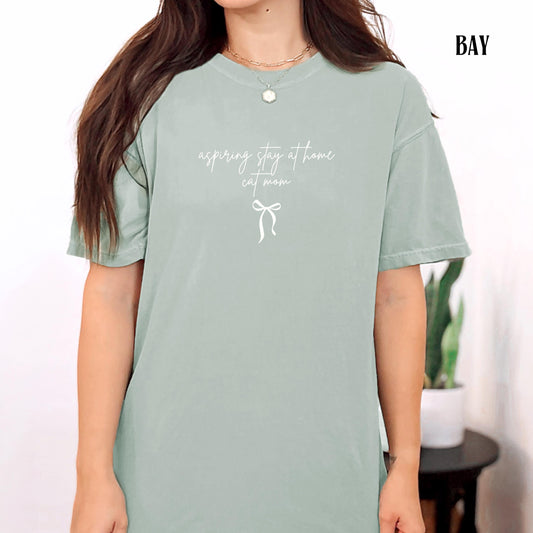 Aspiring Stay at Home Cat Mom Shirt