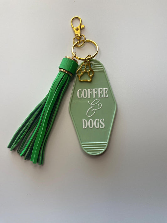 Vintage Dog Mom Motel/Hotel Keychains