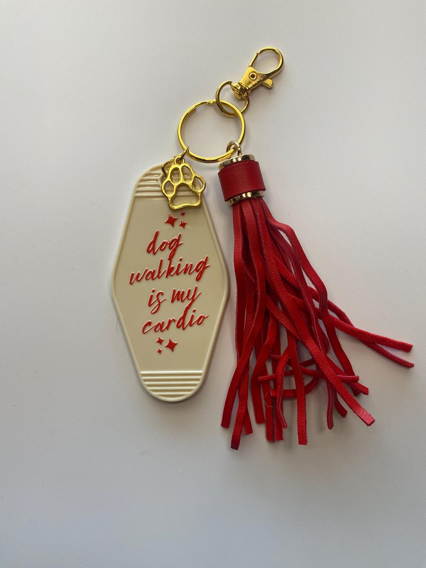 Vintage Dog Mom Motel/Hotel Keychains