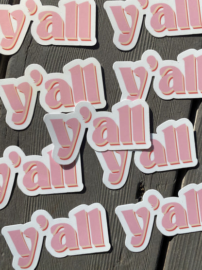 Y'all Sticker