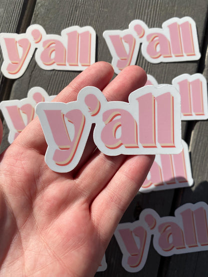 Y'all Sticker