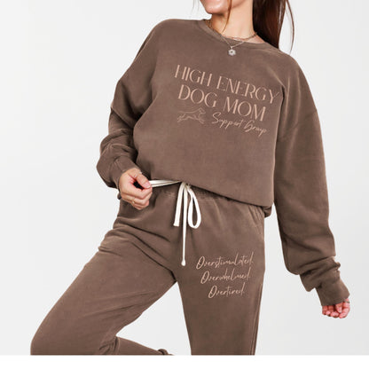 High Energy Dog Mom Sweat Suit