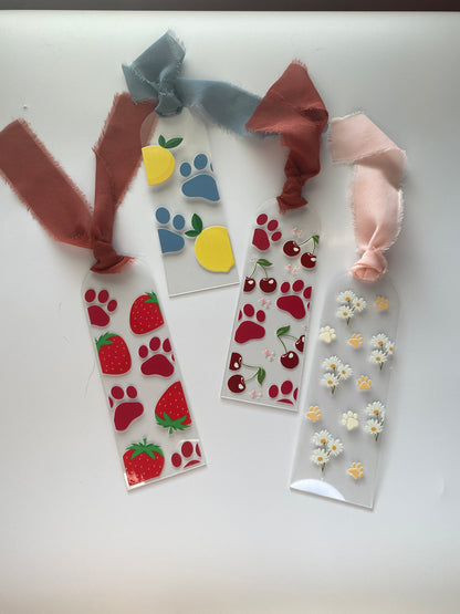 Dog Themed Acrylic Bookmarks
