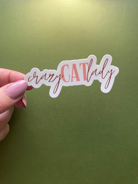 Crazy Cat Lady Sticker