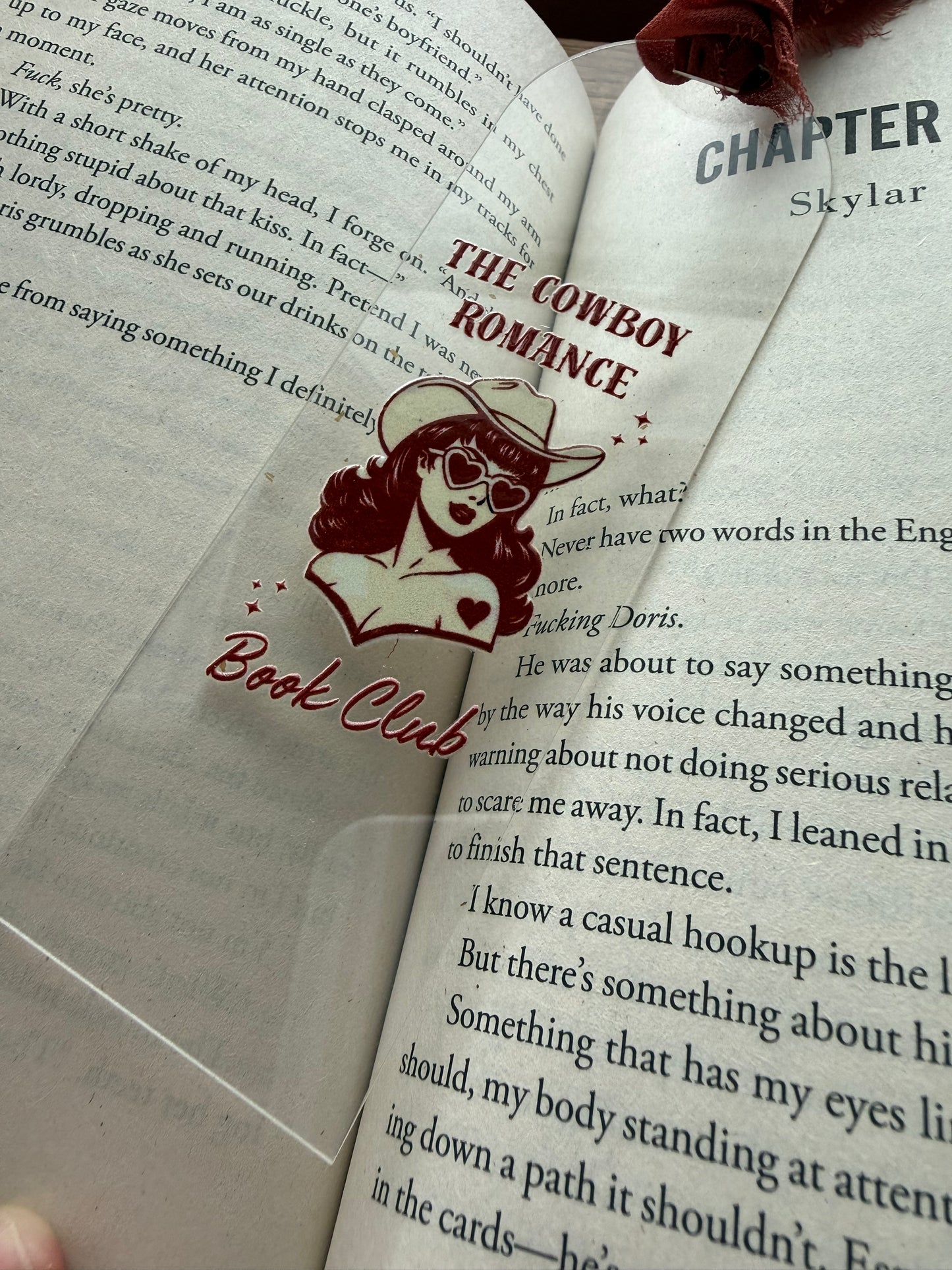 Western Acrylic Bookmark Set, Cowboy Romance Bookmarks, Howdy Bookmark, The Cowboy Romance Book Club, Bookish Gifts