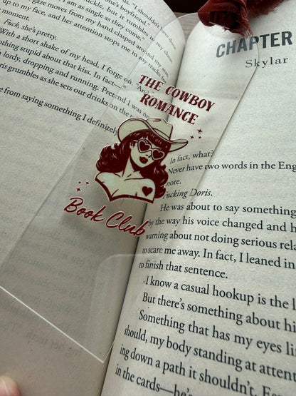 Western Acrylic Bookmark Set, Cowboy Romance Bookmarks, Howdy Bookmark, The Cowboy Romance Book Club, Bookish Gifts