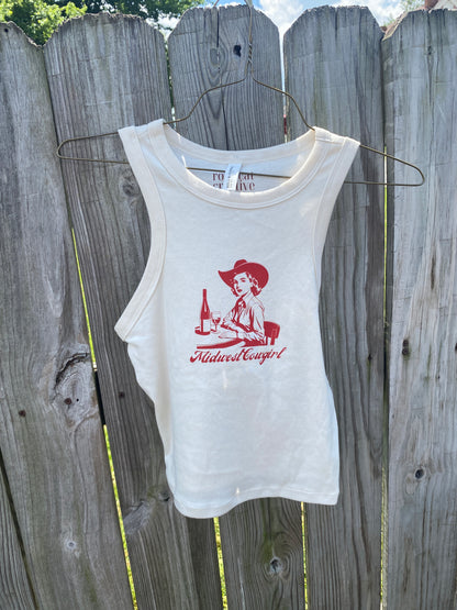 Midwest Cowgirl Racerback Tank
