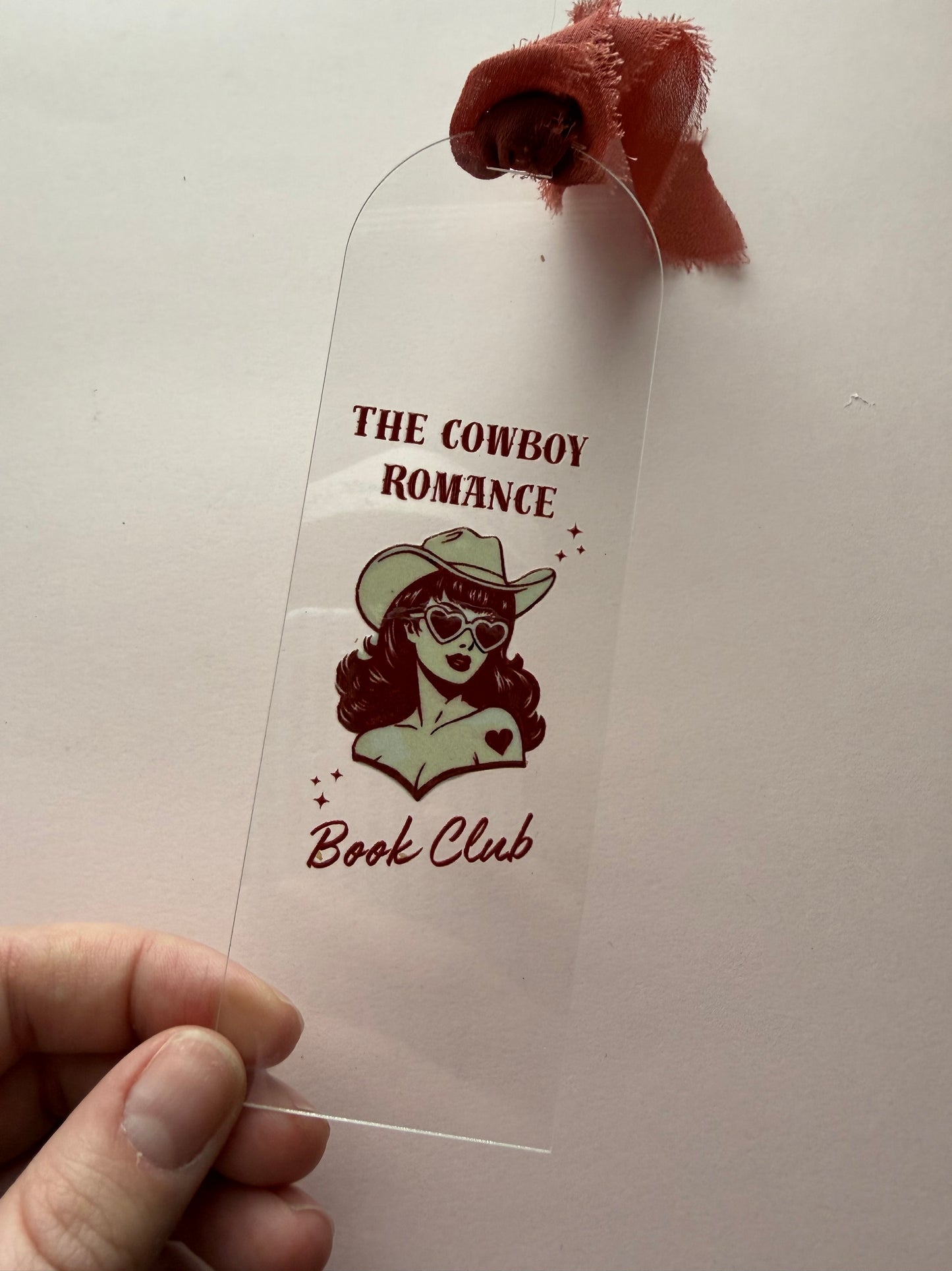 Western Acrylic Bookmark Set, Cowboy Romance Bookmarks, Howdy Bookmark, The Cowboy Romance Book Club, Bookish Gifts