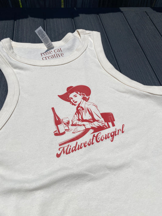 Midwest Cowgirl Racerback Tank