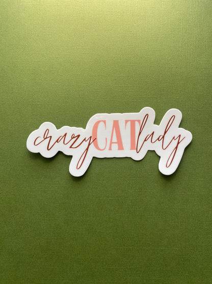 Crazy Cat Lady Sticker