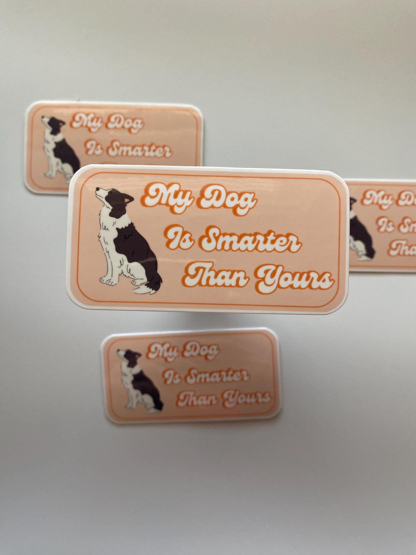 My Dog is Smarter Than Yours Sticker