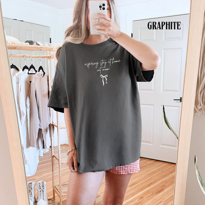 Aspiring Stay at Home Cat Mom Shirt
